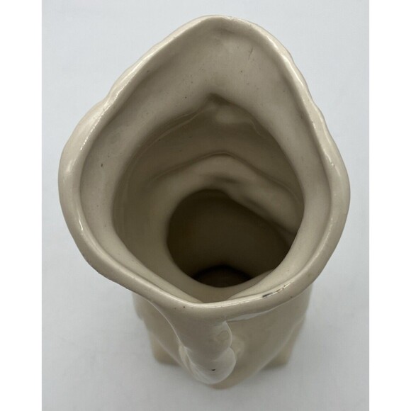 Set of 2 Creamers Milk Pitchers VTG Porcelain Duck & Pig Pitchers 7.5" High - Picture 6 of 7